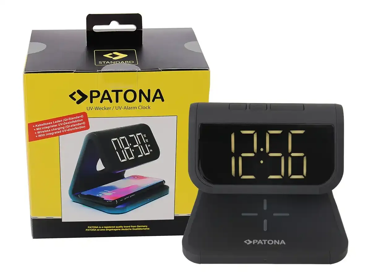 Réveil et chargeur sans fil Patona