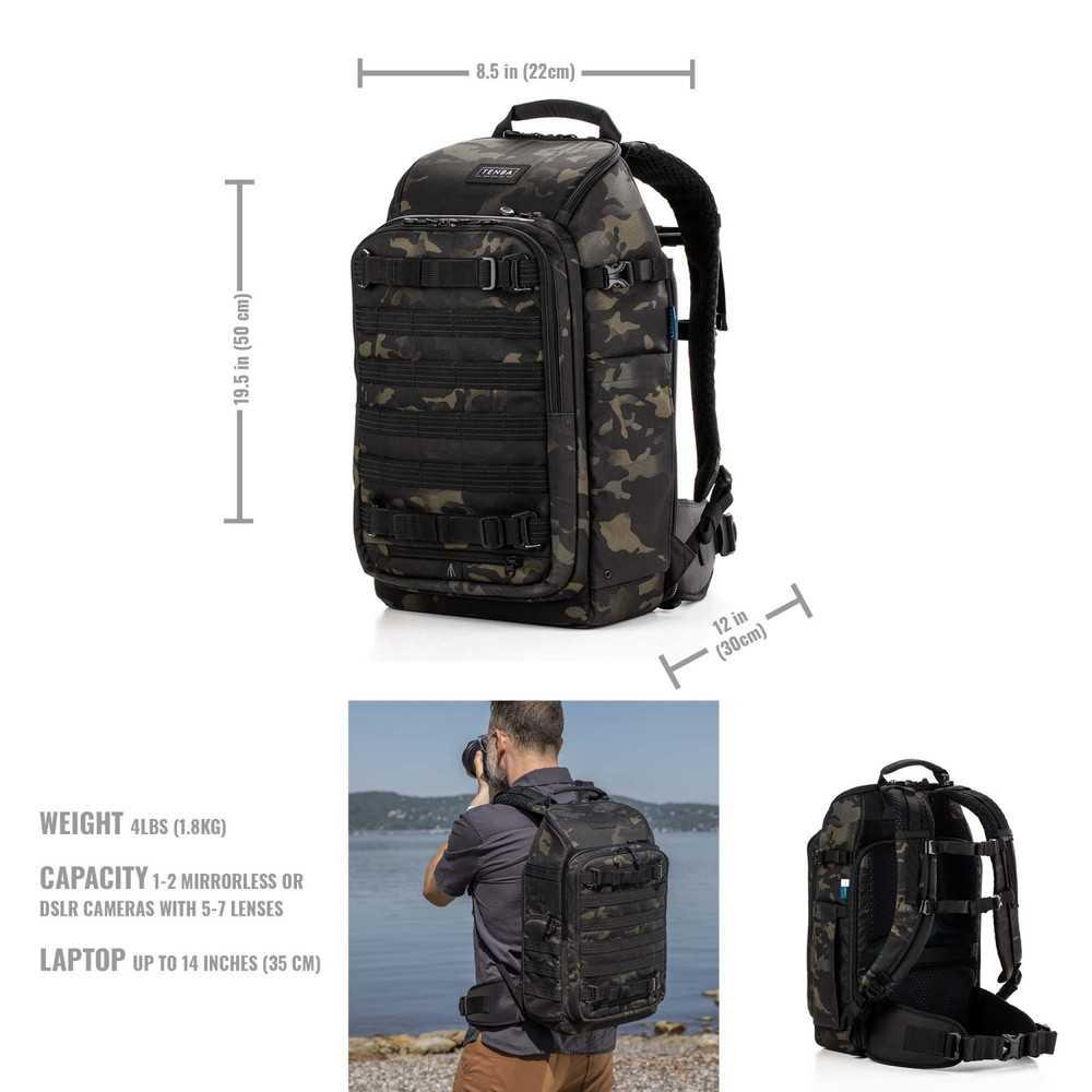 Sac à dos Tenba 20L Multicam pour matériel photo et drone
