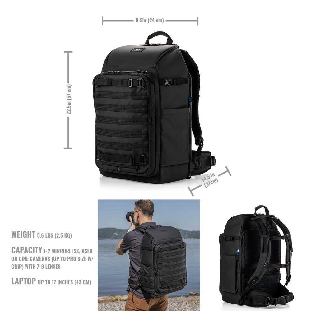 Sac à dos Tenba 32L Black pour matériel photo et drone