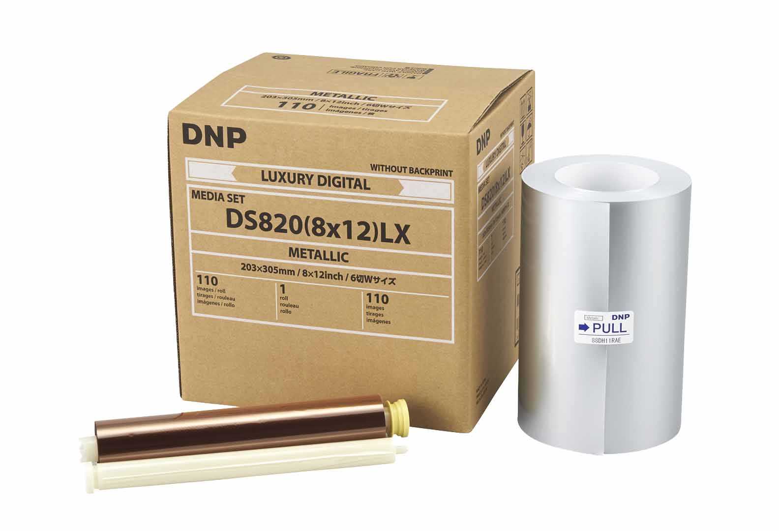 Papier photo DNP DS 820, format 8x12 pouces (20x30 cm), Luxury