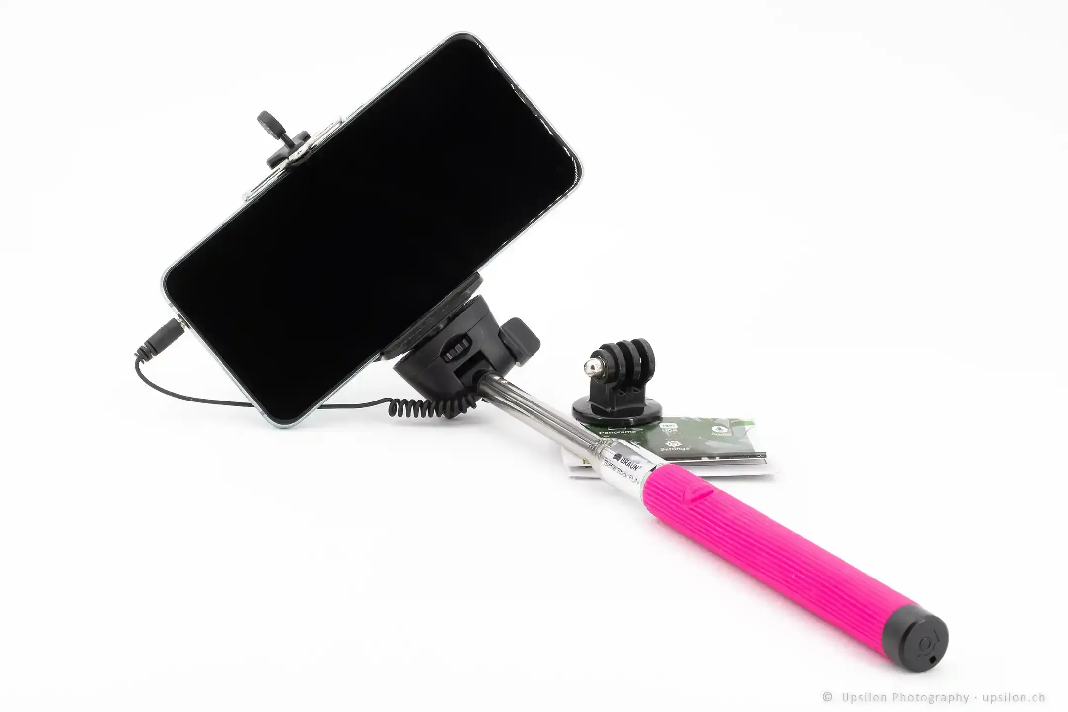 Perche à selfie BRAUN Selfie Fun easy pink