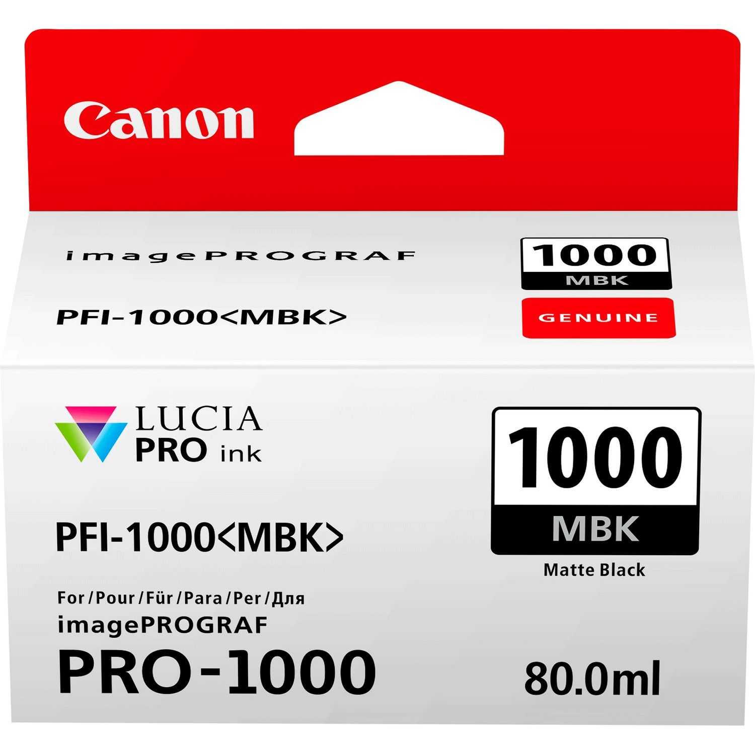 Canon Ink PFI-1000MBK Matte Black