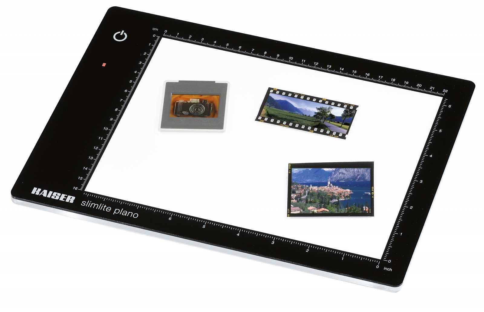 Panneau LED 22 x 16 cm rétroélairé pour négatifs et diapositives