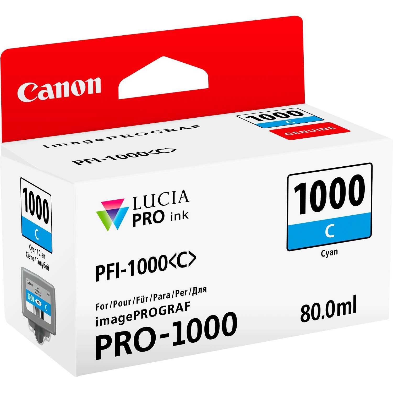 Canon Ink PFI-1000C Cyan