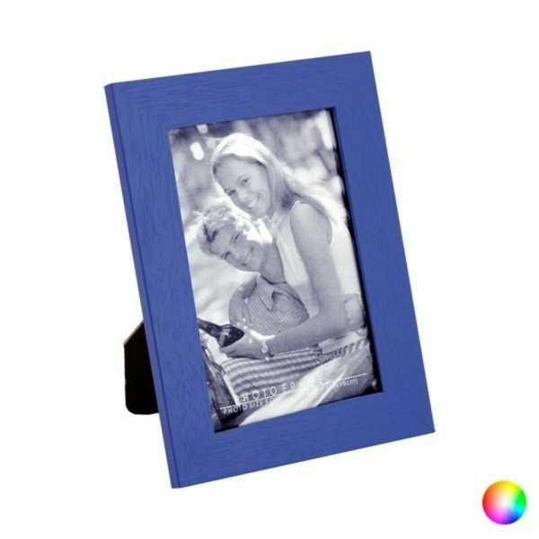 Cadre photo 10x15 en bois, bleu