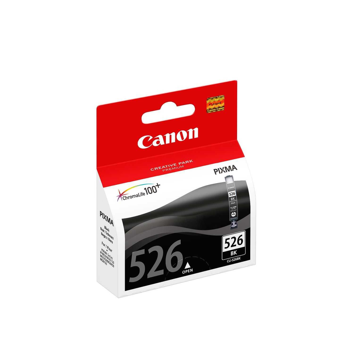 Cartouches d'encre Canon CLI-526BK Black
