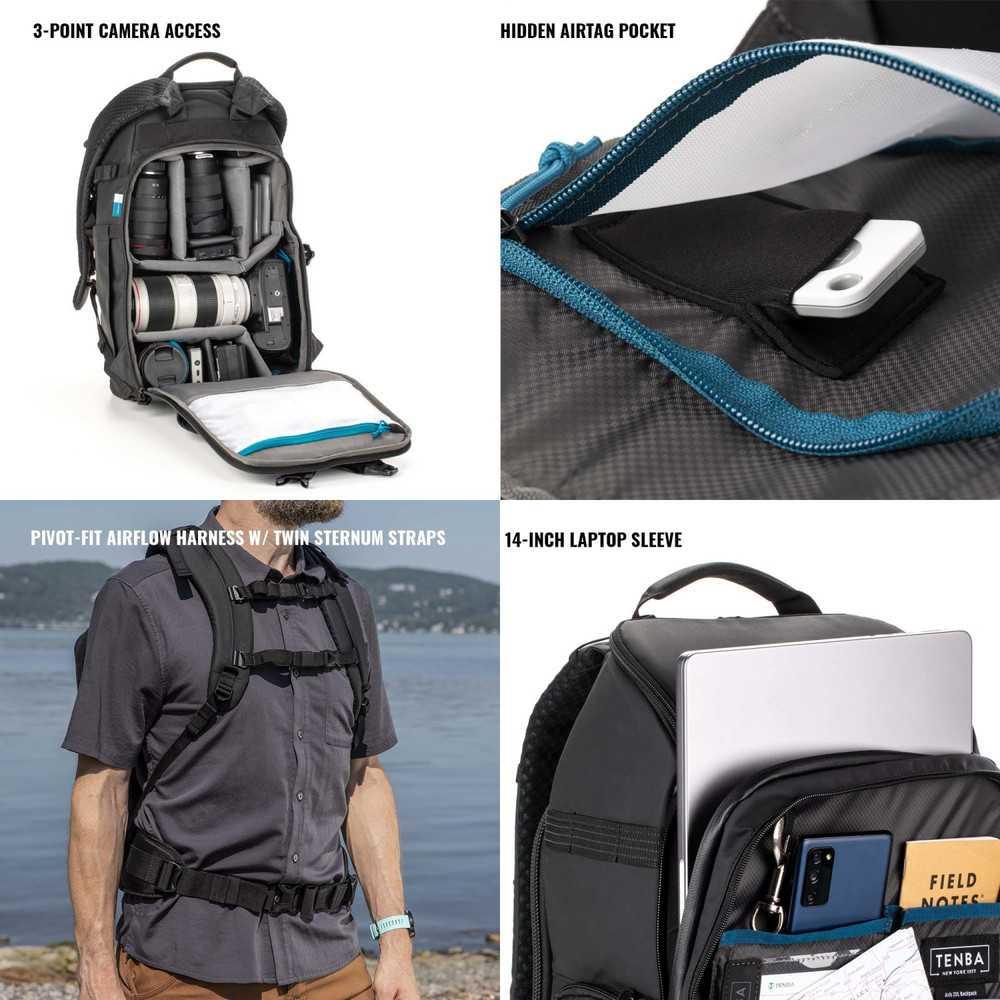 Sac à dos Tenba 20L Black pour matériel photo et drone
