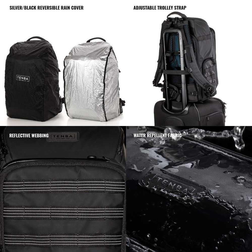 Sac à dos Tenba 24L Black pour matériel photo et drone