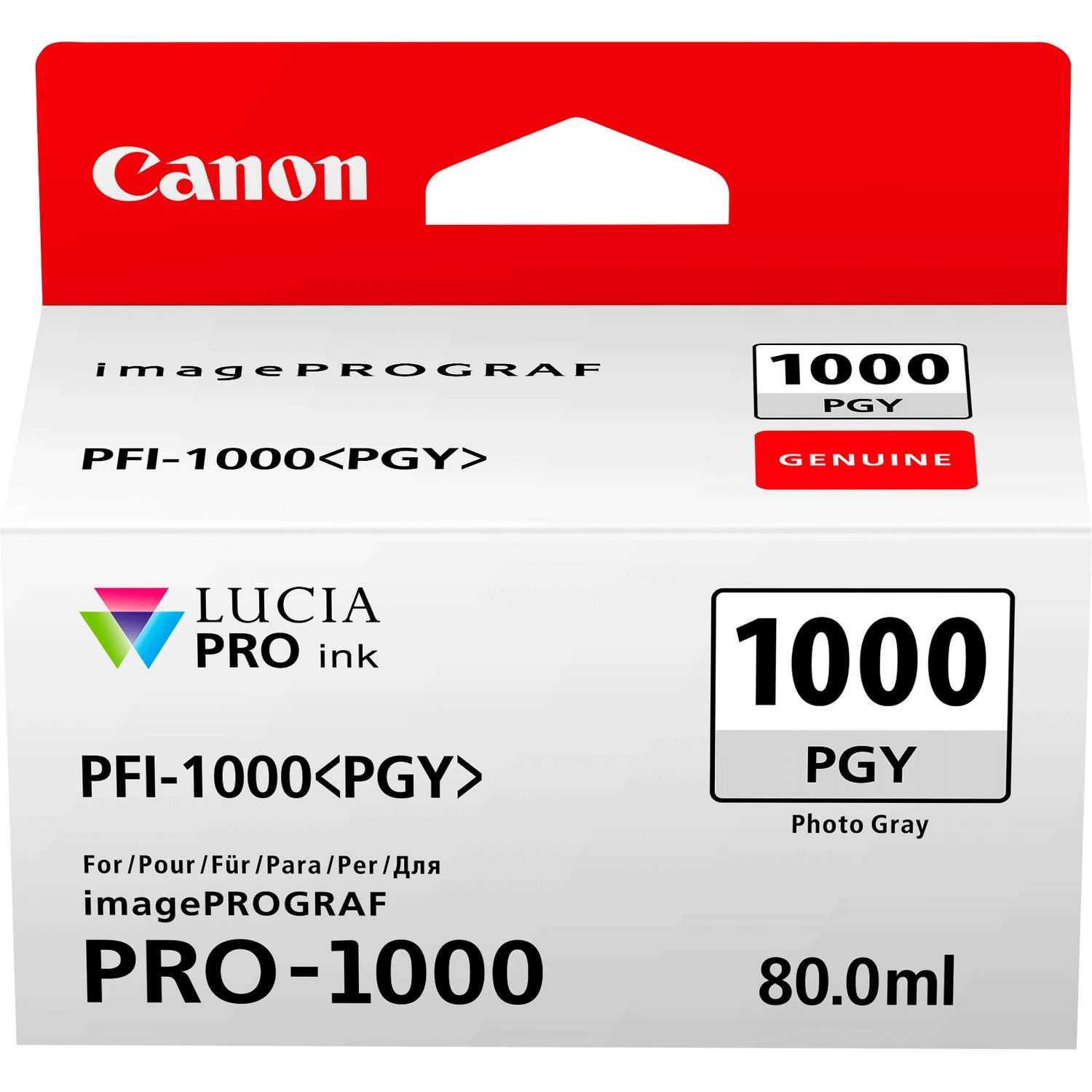 Canon Ink PFI-1000PGY Photo Grey