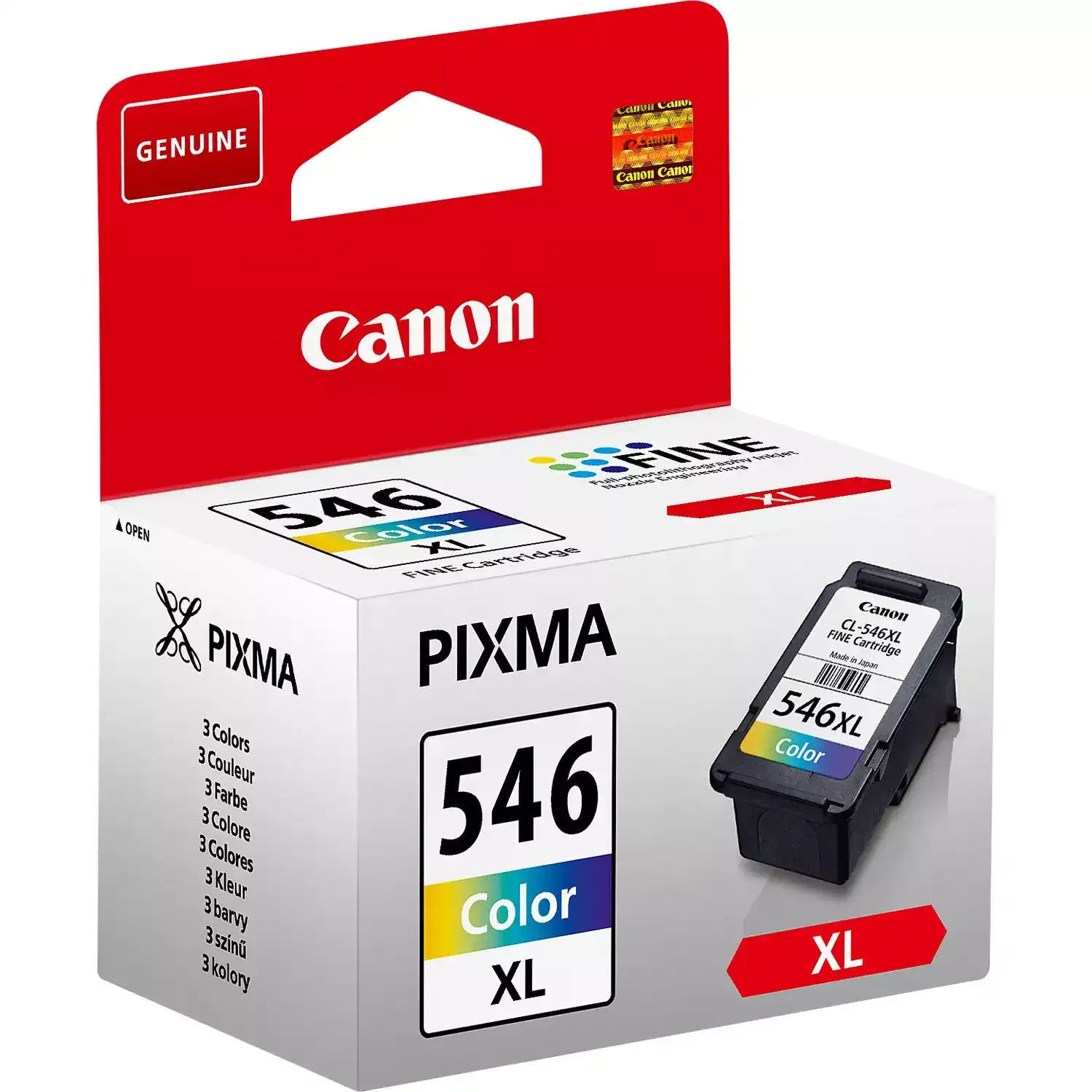 Encre Canon CMY CL-546XL Couleurs multiples 13ml