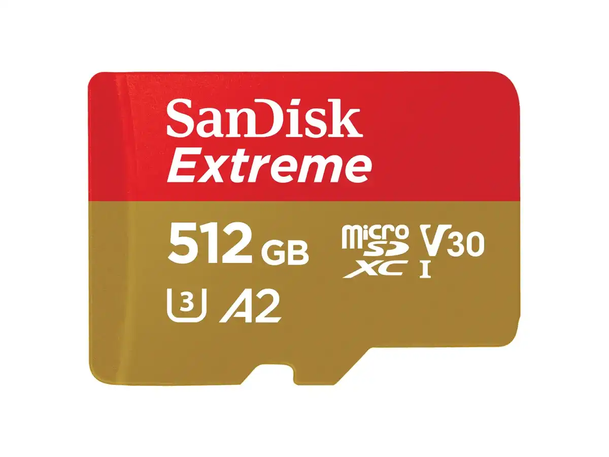 SanDisk Extreme 100MB/s microSDHC 512GB