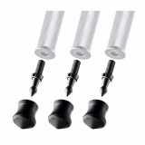 Gitzo Lot de 3 pieds caoutchouc/pointes courtes 30 mm