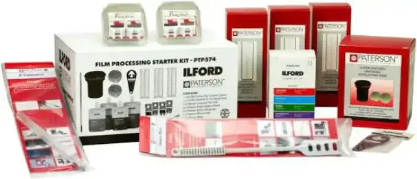 Kit de développement de film Paterson / Ilford