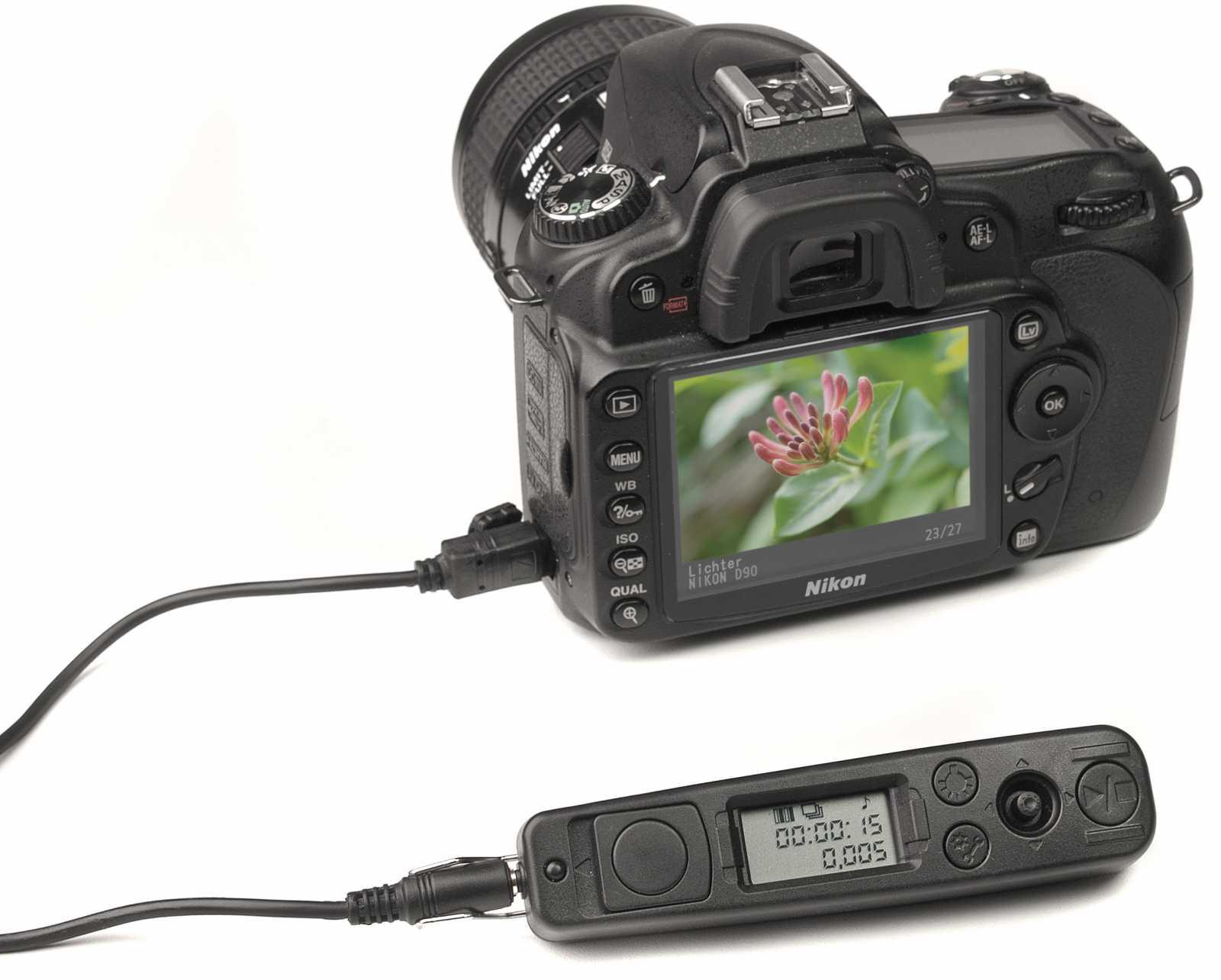 Déclencheur à câble pour Canon, Pentax, Samsung, Sigma, Olympus, Fuji