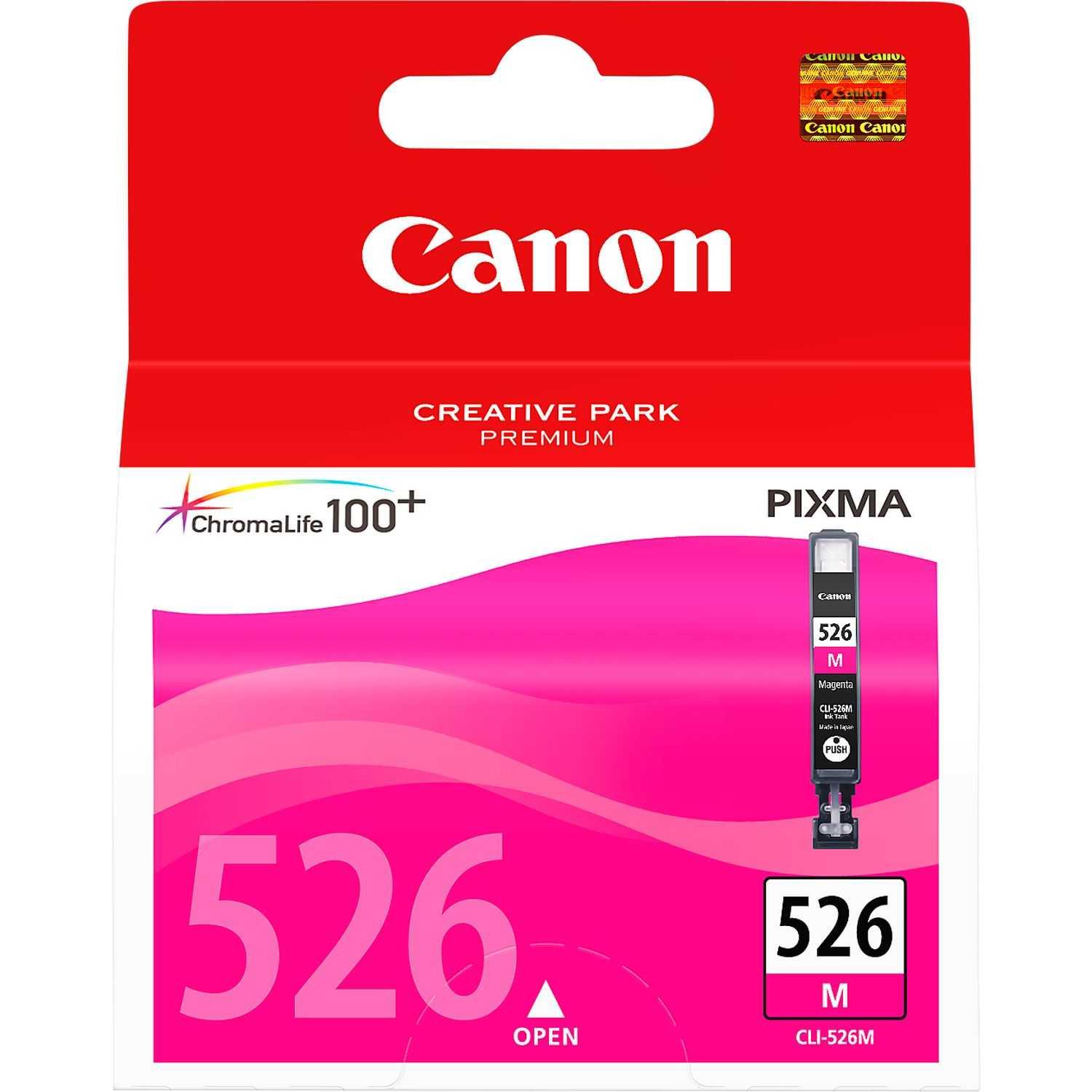 Cartouches d'encre Canon CLI-526M Magenta
