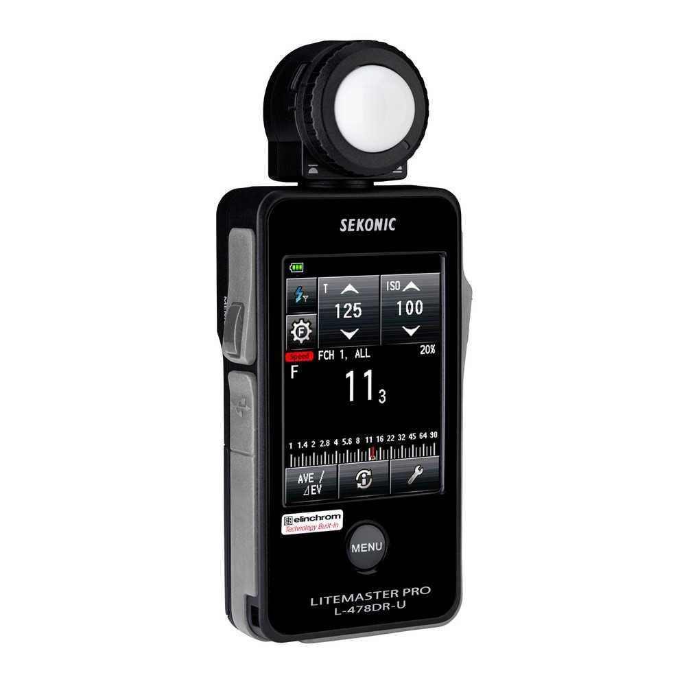 Posemètre Sekonic Litemaster Pro L-478DR-U Elinchrome avec émetteur radio