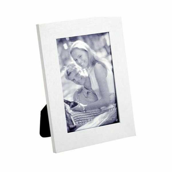 Cadre photo 10x15 en bois, blanc