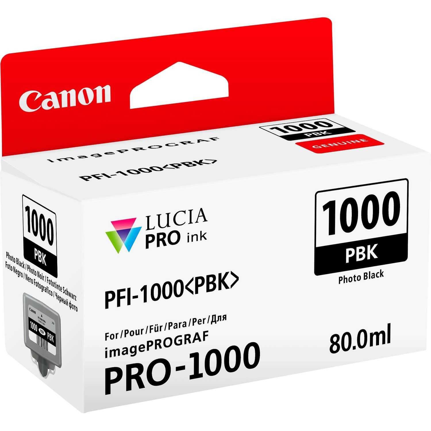 Canon Ink PFI-1000PBK Photo Black