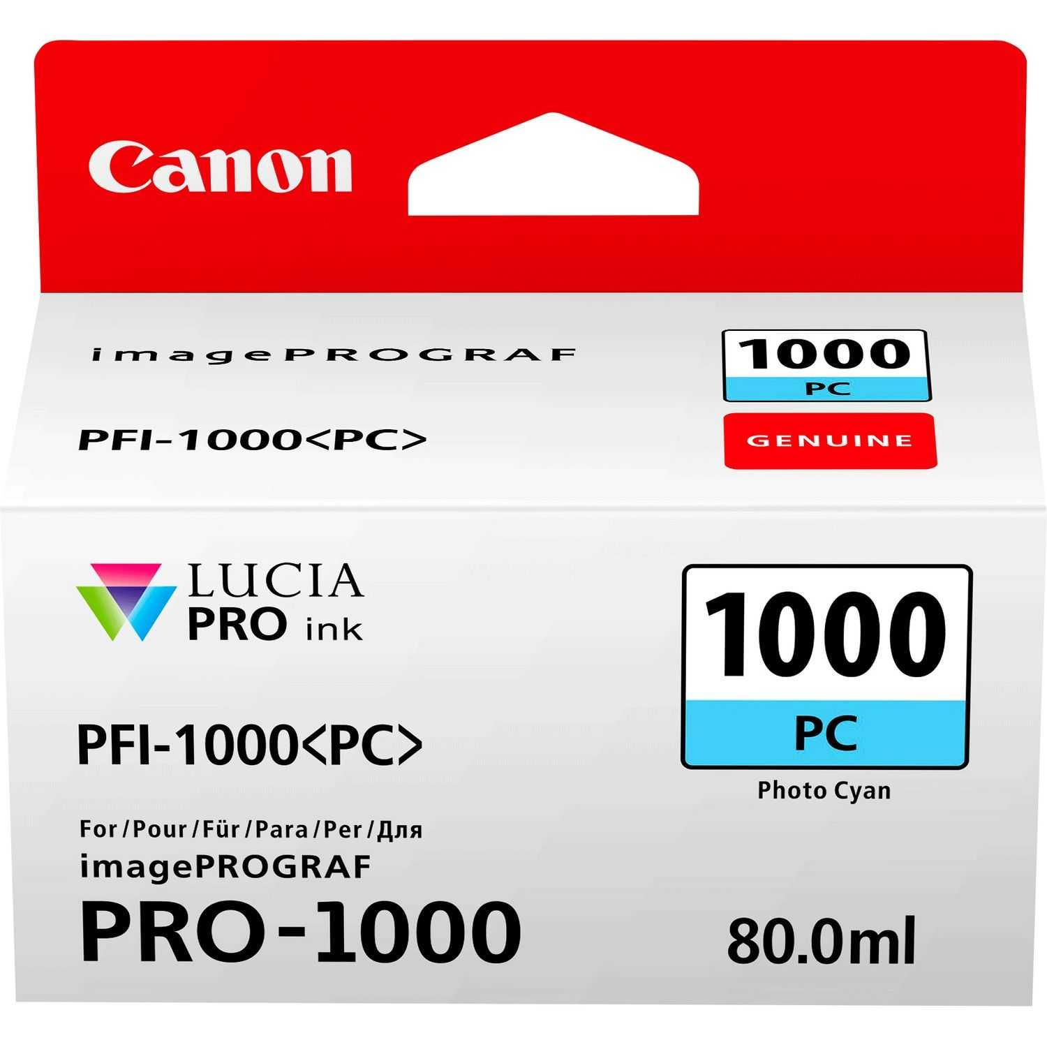 Canon Ink PFI-1000PC Photo Cyan
