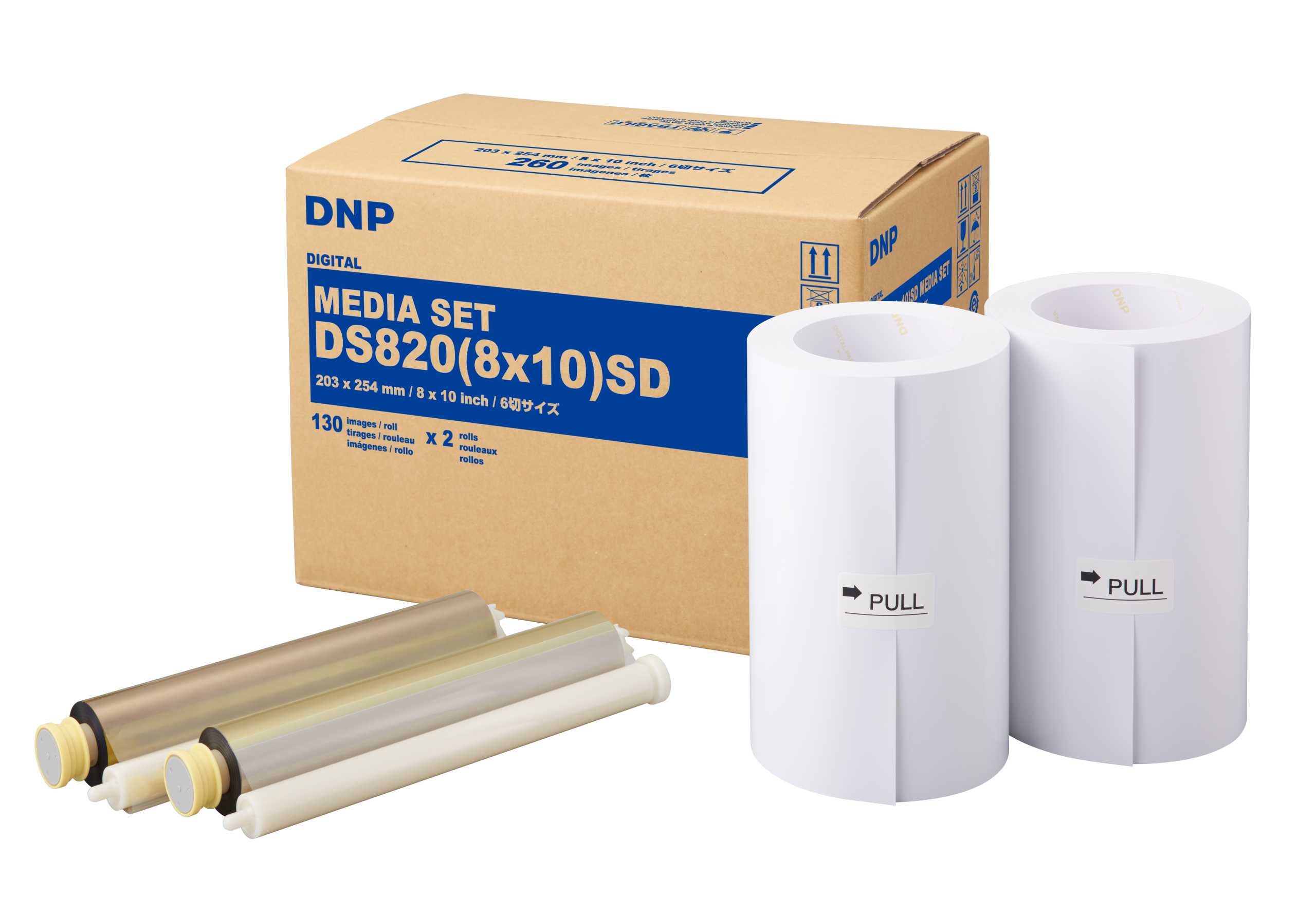 Papier photo DNP DS 820, format 8x10 pouces (20x25 cm), Standard