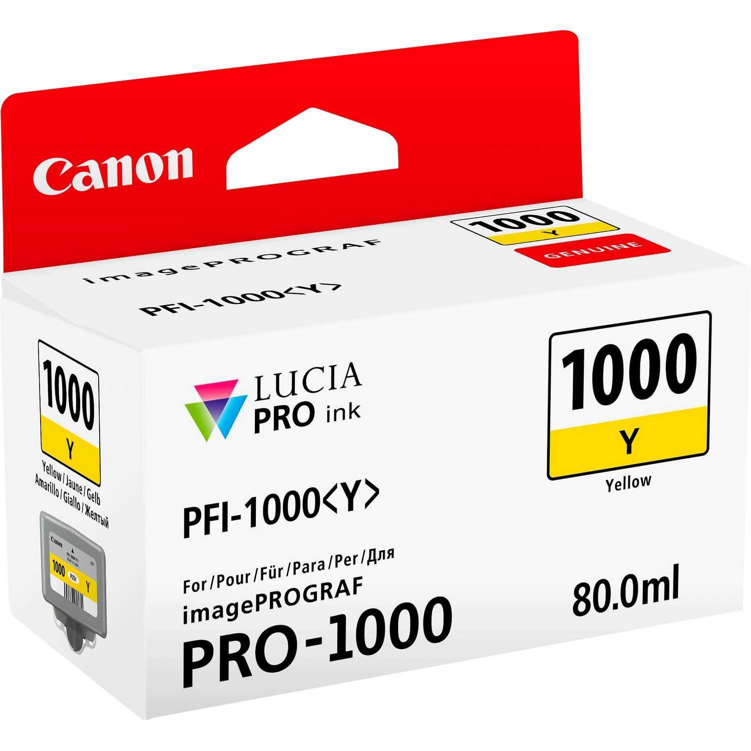 Canon Ink PFI-1000Y Yellow
