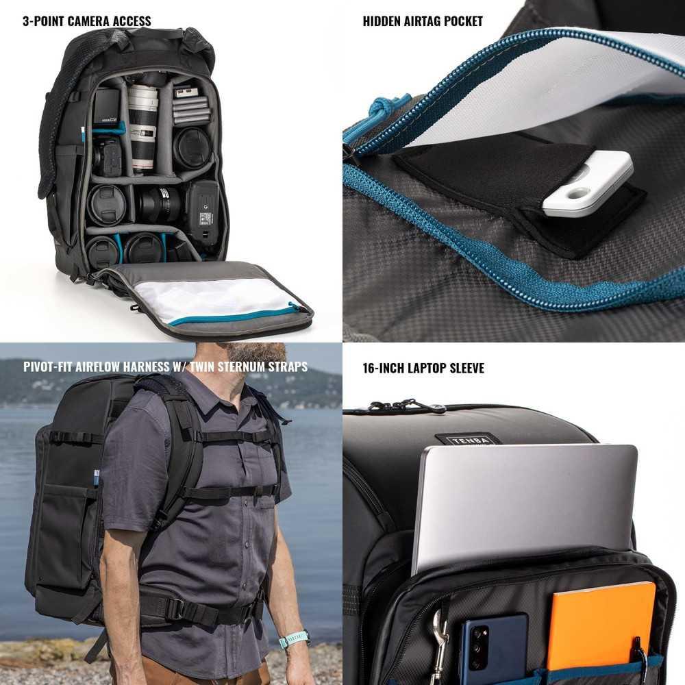 Sac à dos Tenba 32L Black pour matériel photo et drone