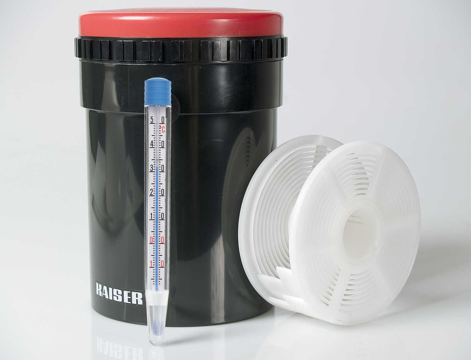 Thermomètre pour cuve, avec embout plastique