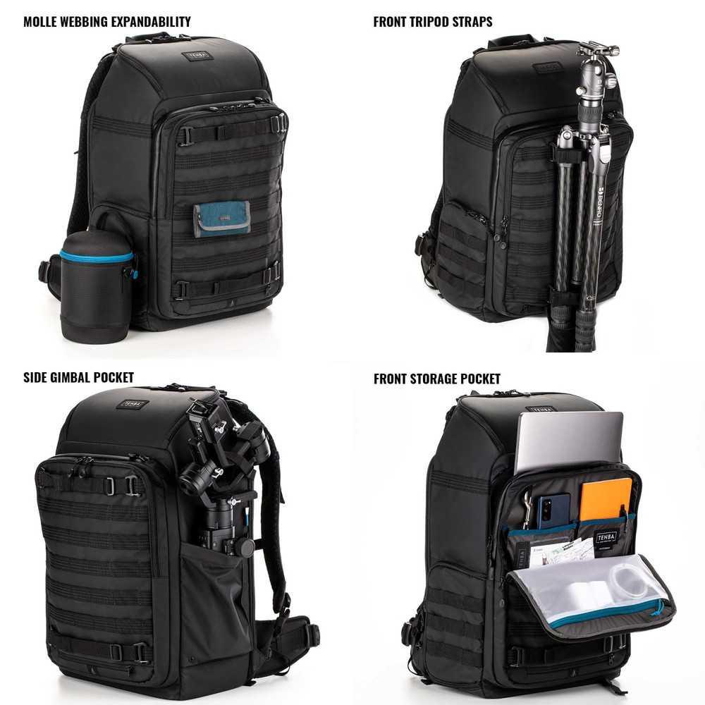 Sac à dos Tenba 32L Black pour matériel photo et drone