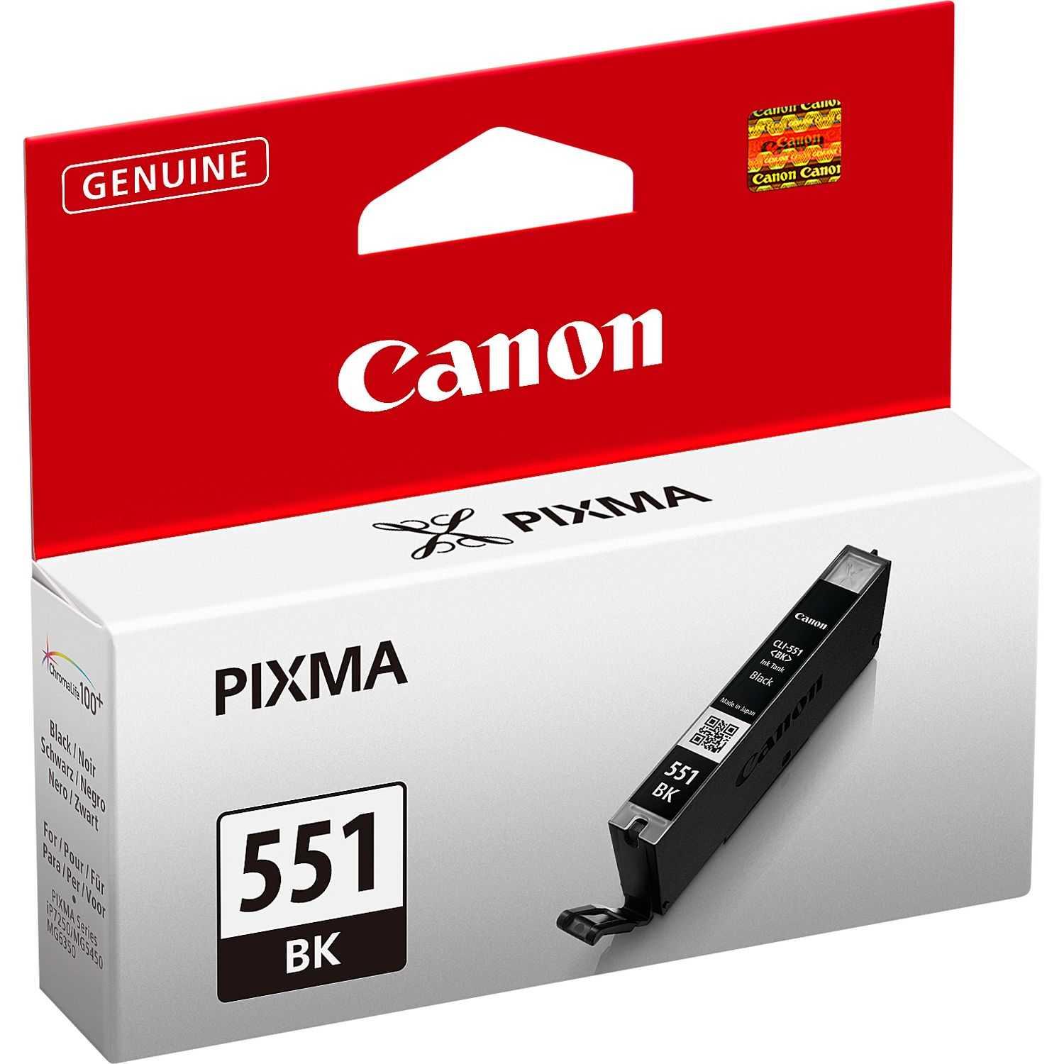 Cartouche Canon CLI-551BK Black XL
