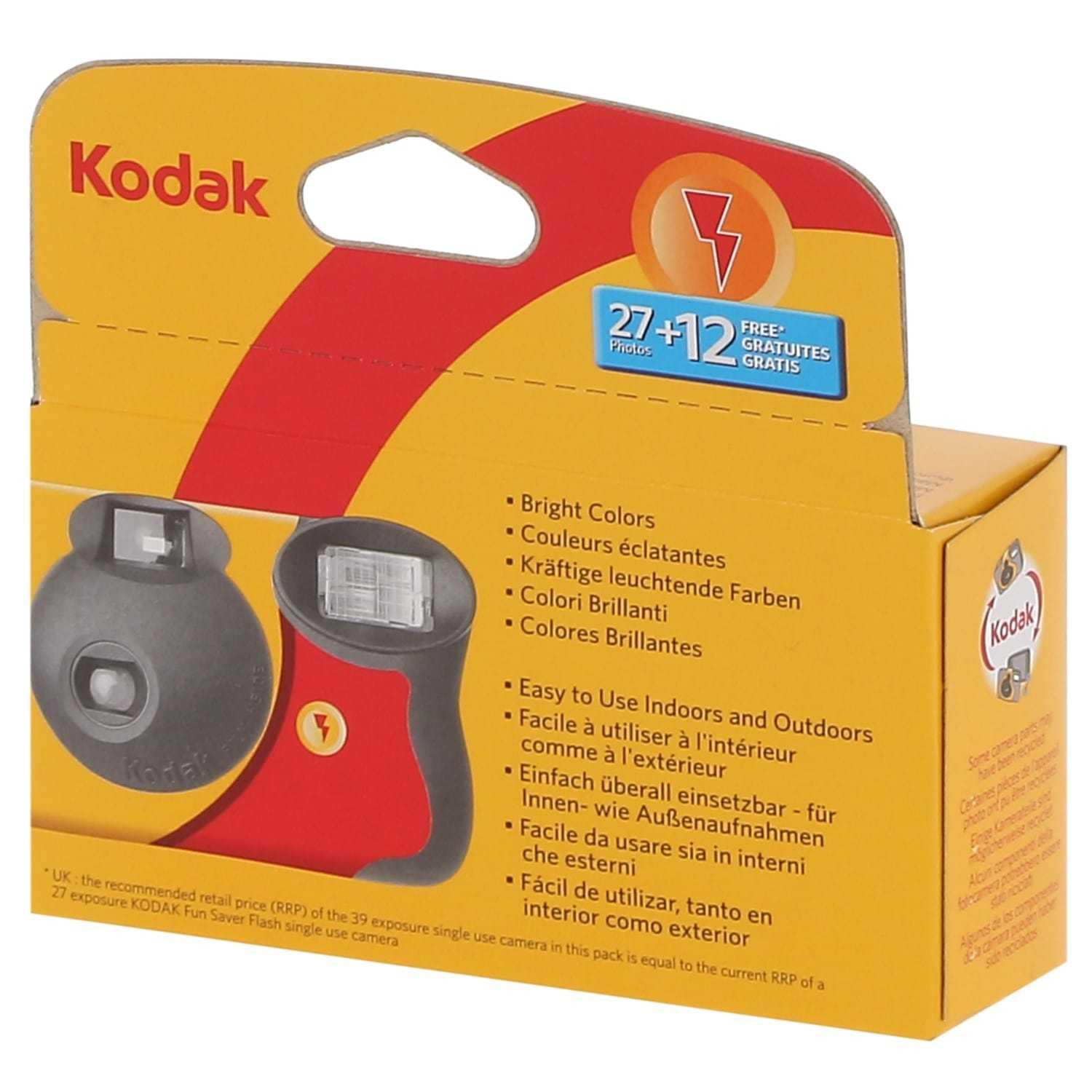 Appareil photo jetable Kodak Fun Saver 39 poses, ISO 800