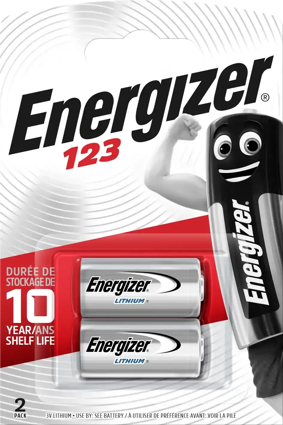 Energizer 123 3V Pack de 2