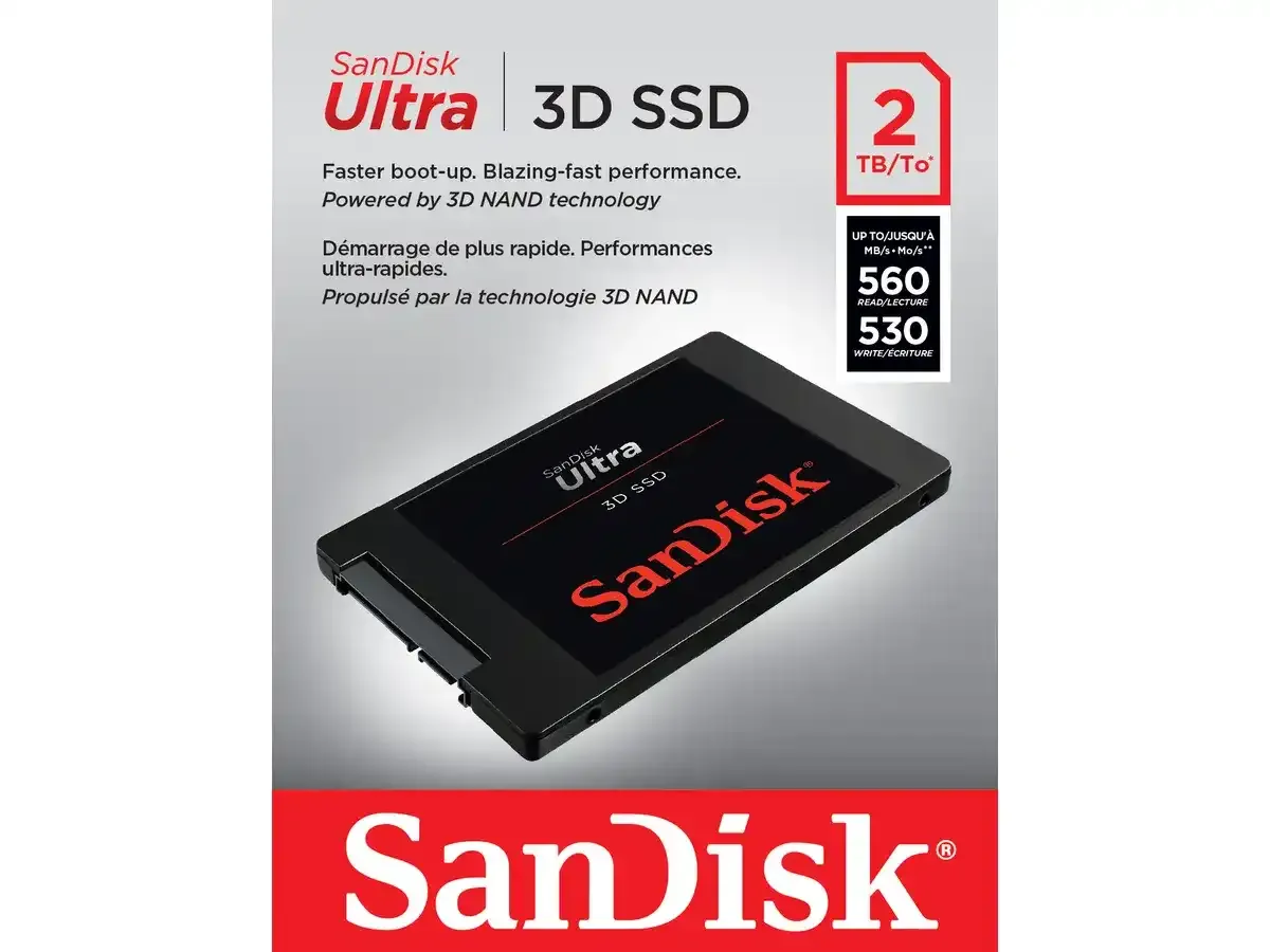 SanDisk Ultra 3D 2.5' SATA SSD 2TB