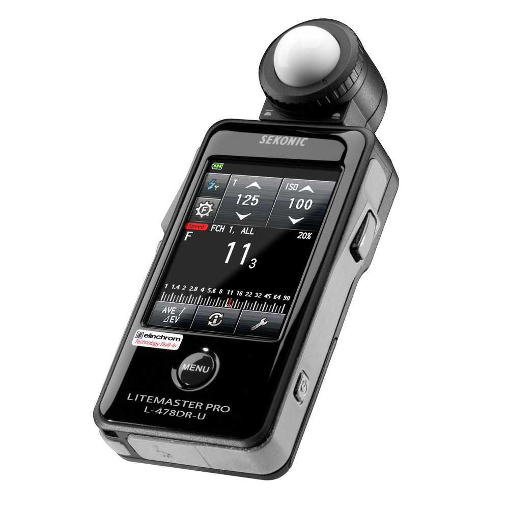 Posemètre Sekonic Litemaster Pro L-478DR-U Elinchrome avec émetteur radio