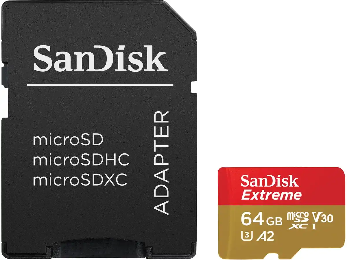 SanDisk Extreme 100MB/s microSDHC 64GB