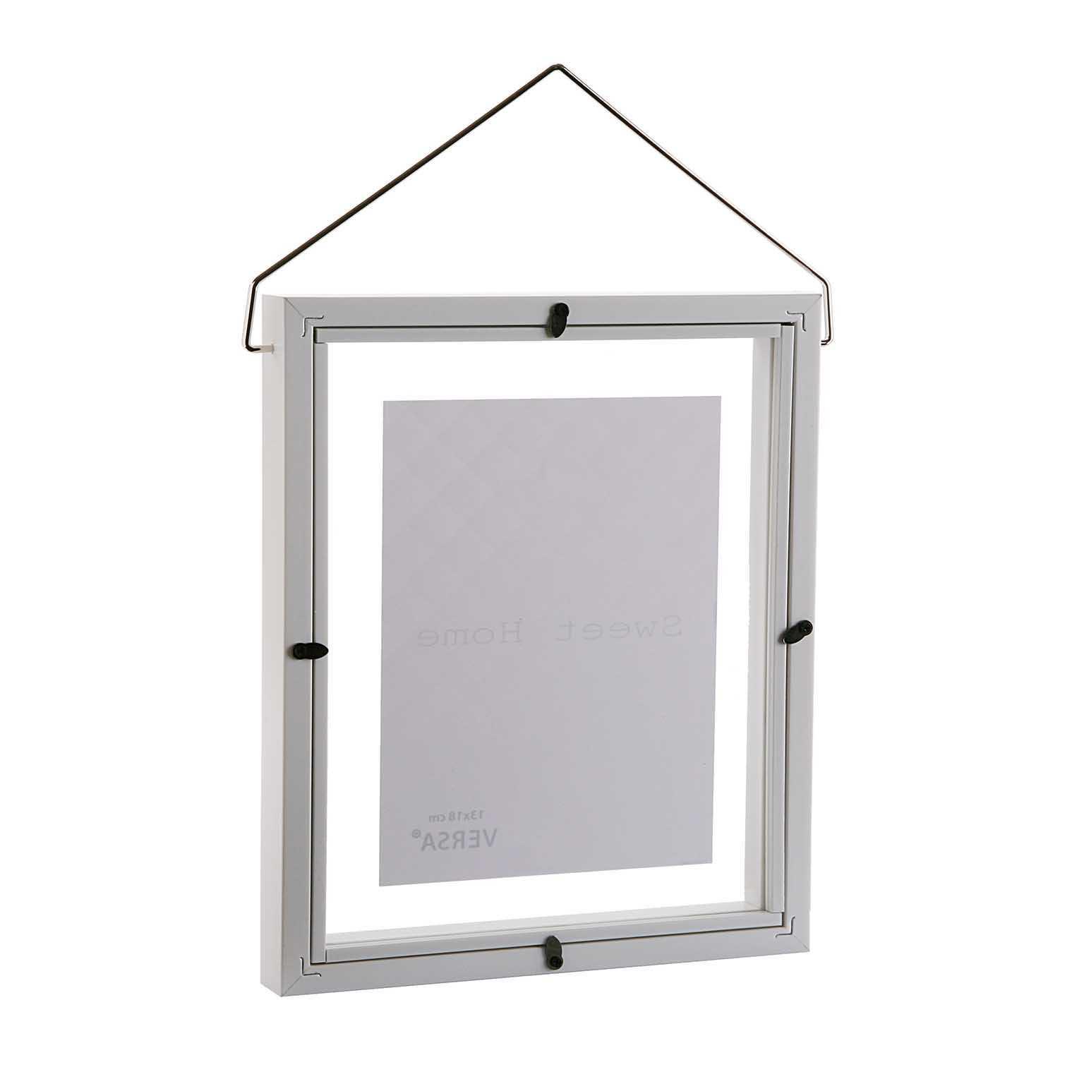 Cadre photo Diamond blanc, 13x18