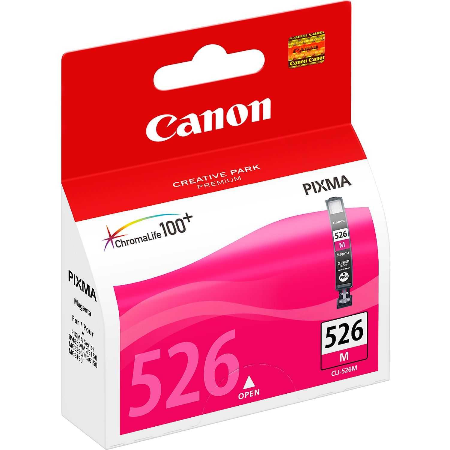 Cartouches d'encre Canon CLI-526M Magenta