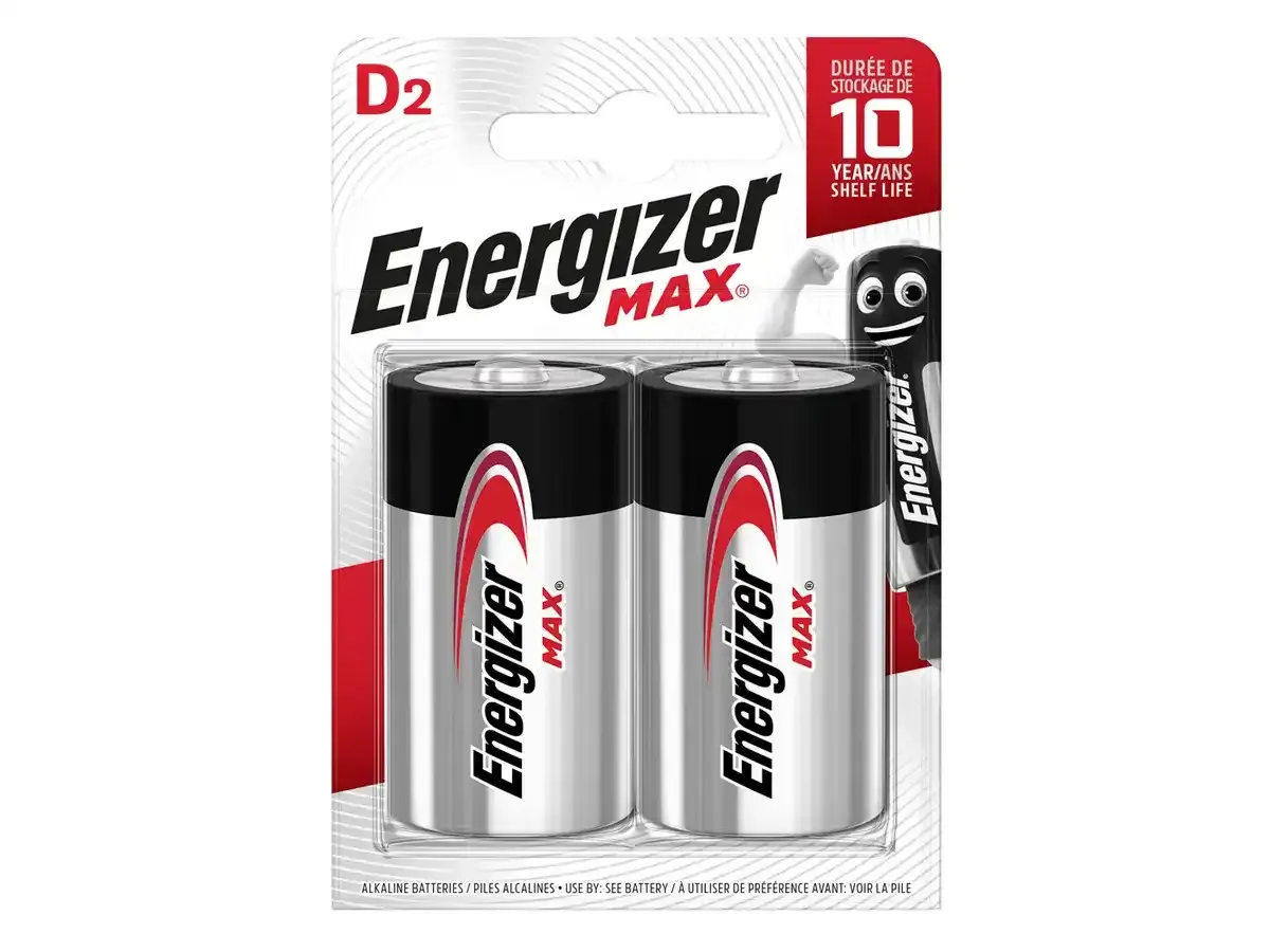 Energizer Max D (LR20/E95) BP-2