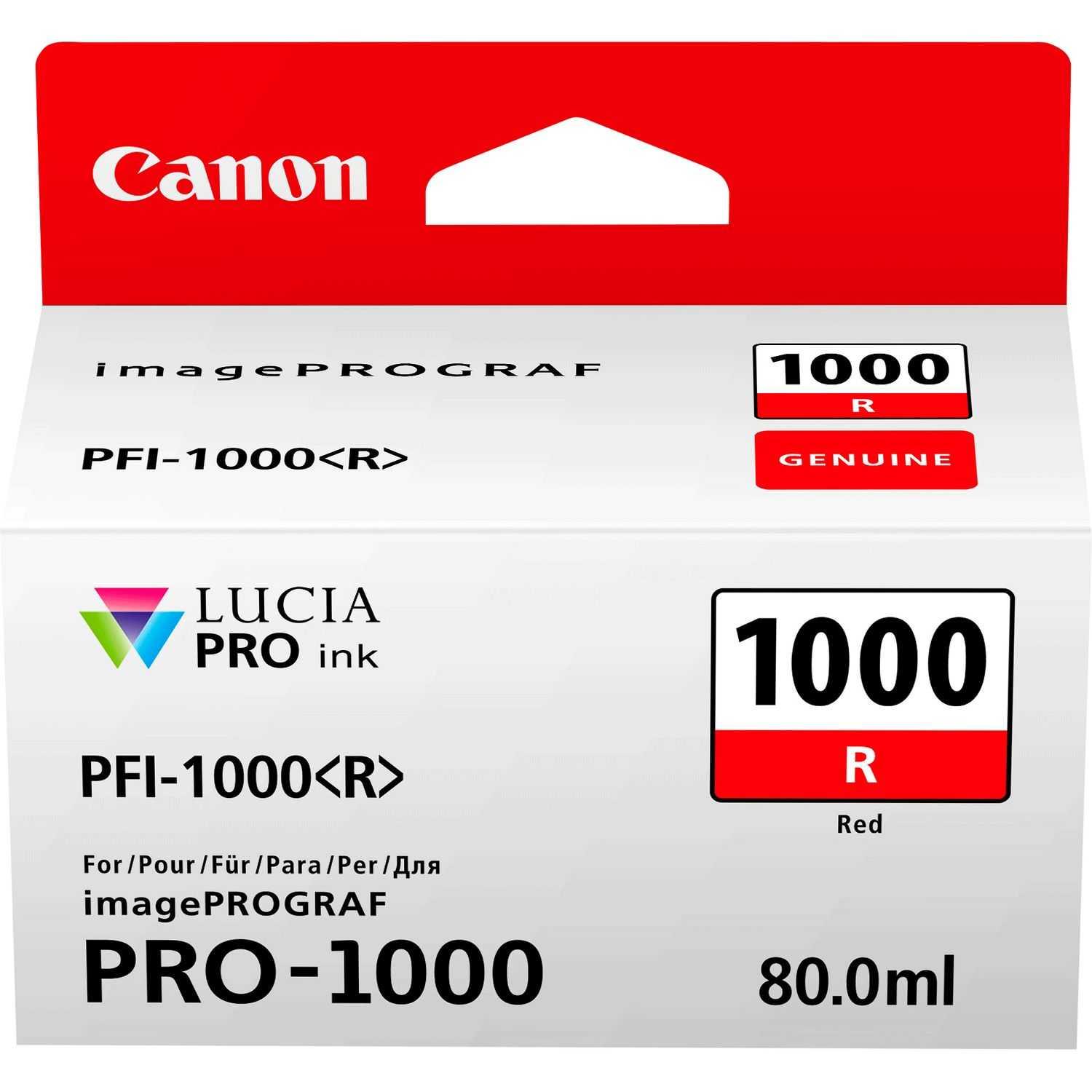 Canon Ink PFI-1000R Red