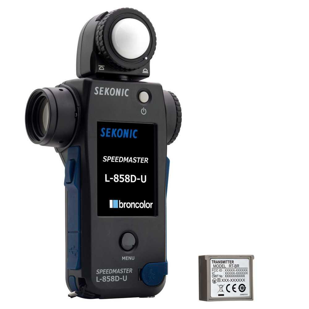 Spectromètre Sekonic Speedmaster L-858D-U avec émetteur Broncolor