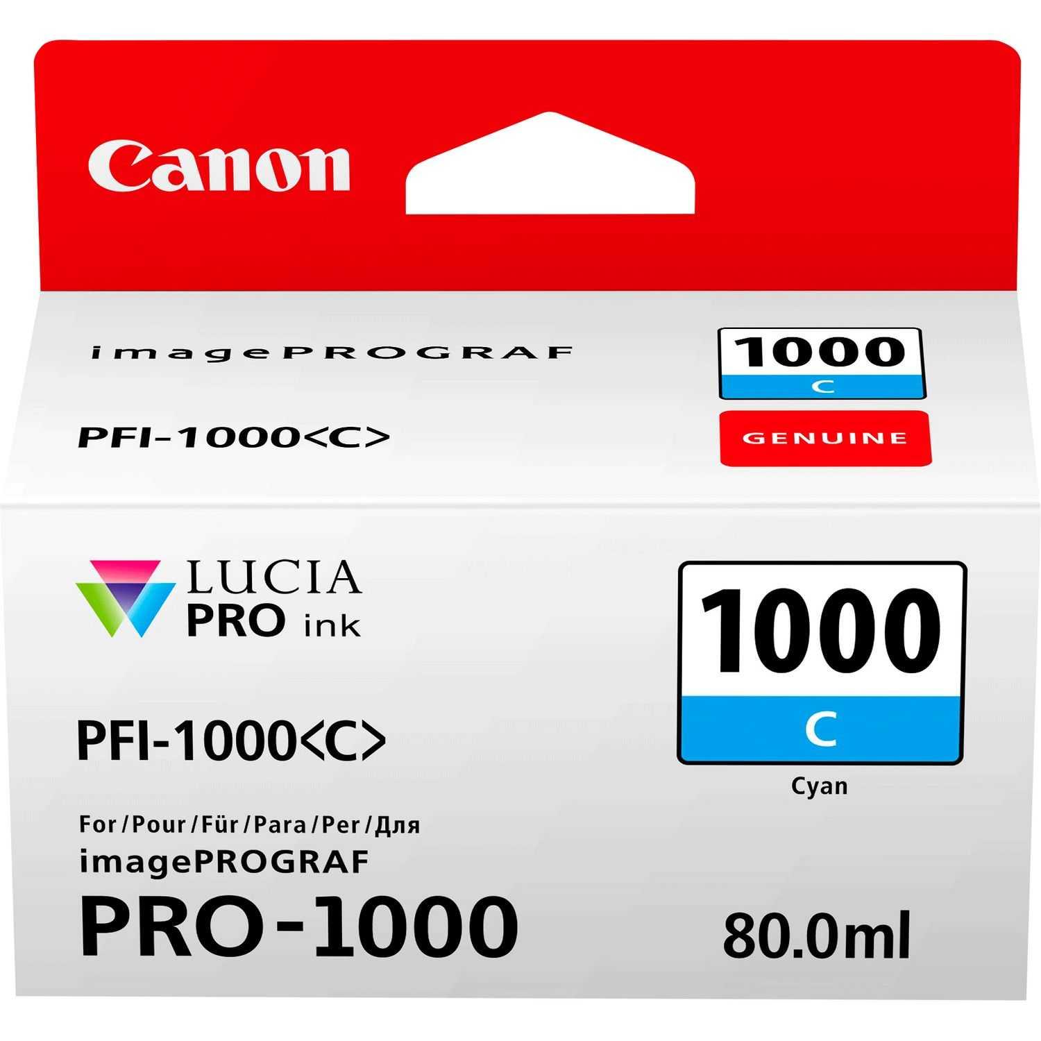Canon Ink PFI-1000C Cyan