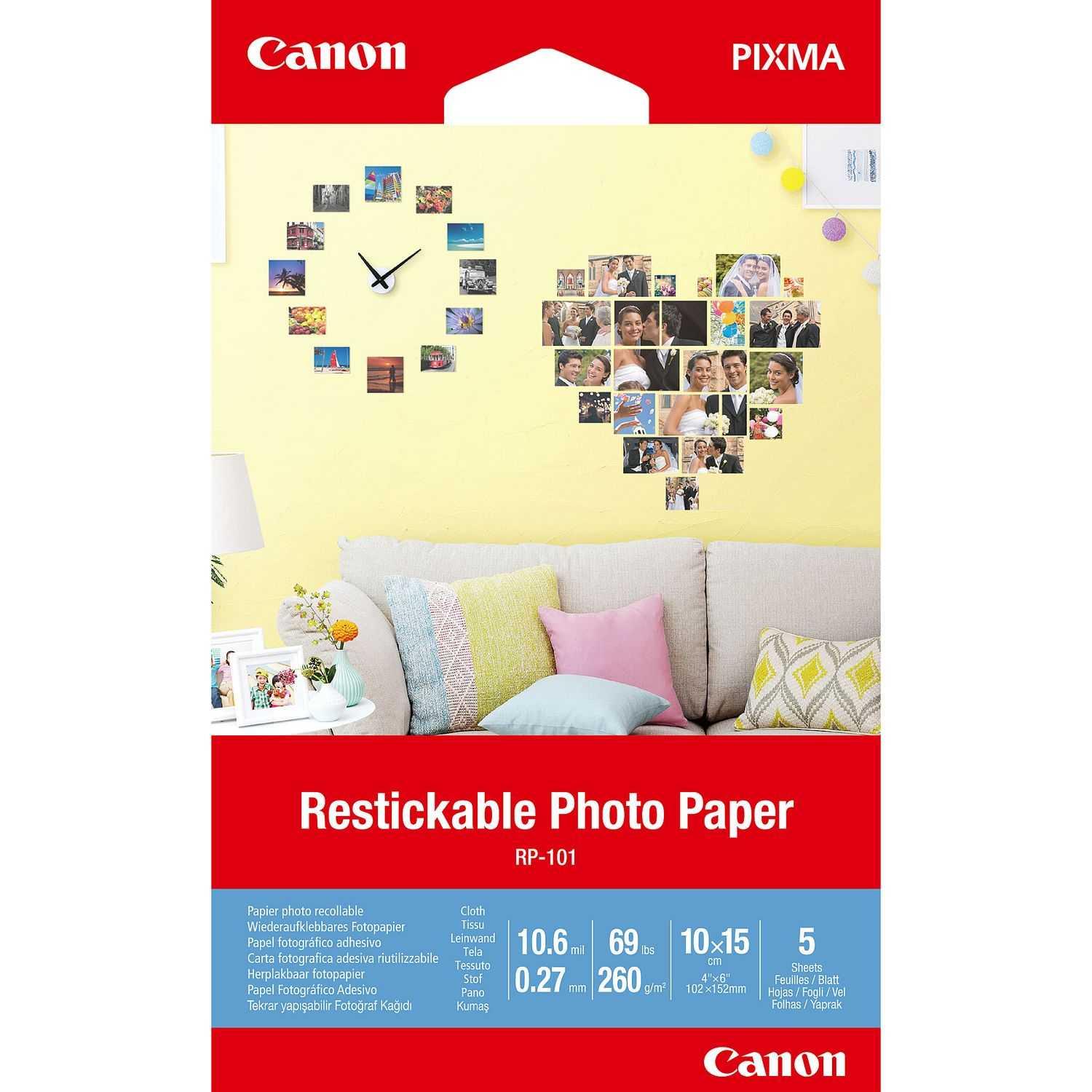 Sticker photo Canon RP-101 10x15cm