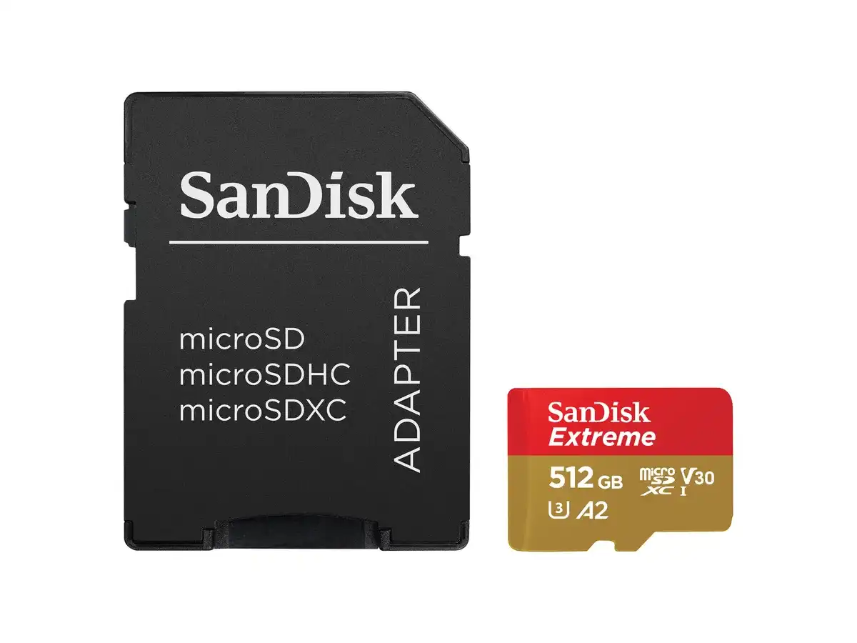 SanDisk Extreme 100MB/s microSDHC 512GB