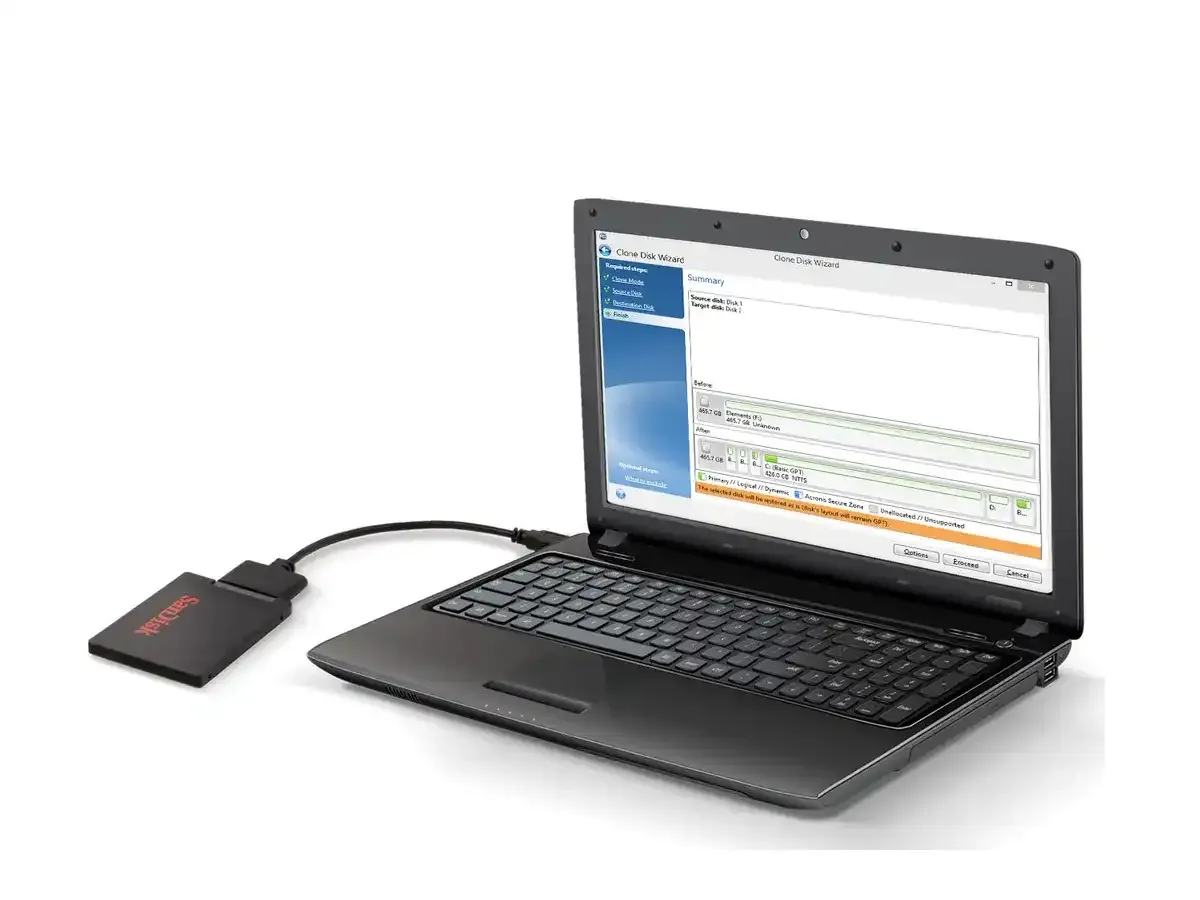 Adaptateur SanDisk SATA vers USB pour les disques dur SSD